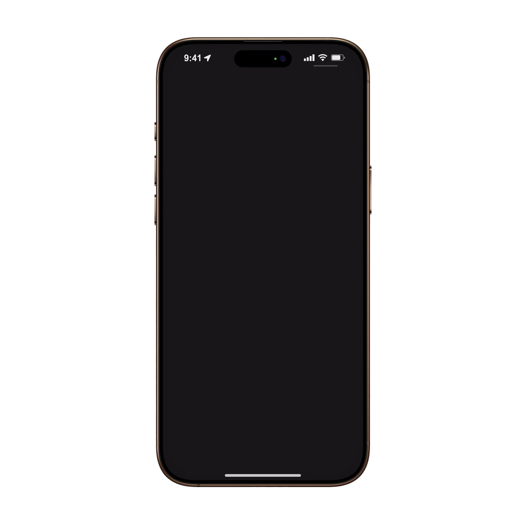 iPhone 16 Pro Max desert titanium mockup showing WhaChat mobile guide